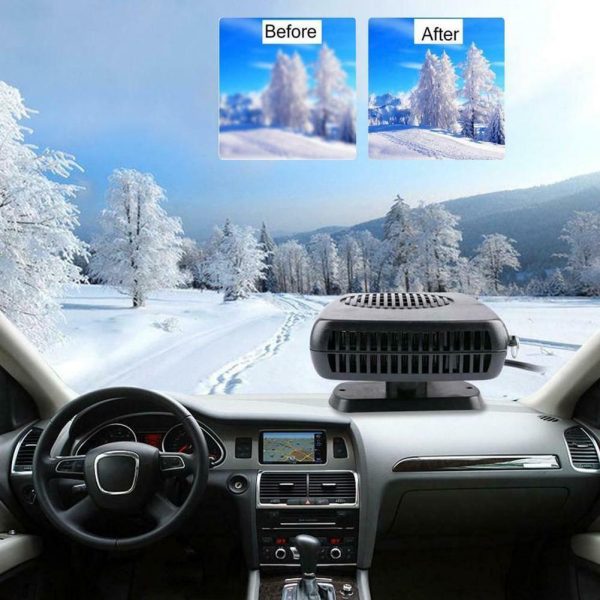 Aeroterma auto cu aer cald sau rece + Cadou ochelari de condus, ideali pentru ceata, ploaie sau pe timp de noapte - imagine 2