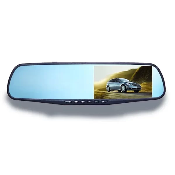 Oglinda Retrovizoare Auto Cu Camera Dubla Fata-Spate Full HD 1080 Ecran 4.3 Inch - imagine 3