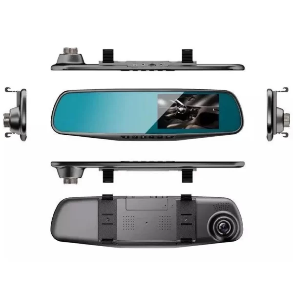 Oglinda Retrovizoare Auto Cu Camera Dubla Fata-Spate Full HD 1080 Ecran 4.3 Inch - imagine 5