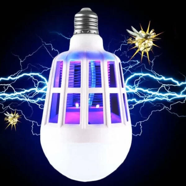 Bec 2 in 1 cu lampa UV impotriva insectelor