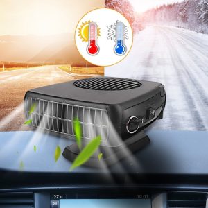 Aeroterma auto cu aer cald sau rece + Cadou ochelari de condus, ideali pentru ceata, ploaie sau pe timp de noapte