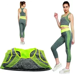 Costum pentru fitness sau yoga - 2 piese - bustiera si pantaloni ( Fitness și sport )