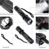 Lanternă LED reîncărcabilă portabilă  pentru utilizare în situații de urgență, lanternă tactică, ținută pentru mașină, camping, exterior, interioare, lanternă super luminoasă, rază lungă de acțiune, 130 lumeni - imagine 4