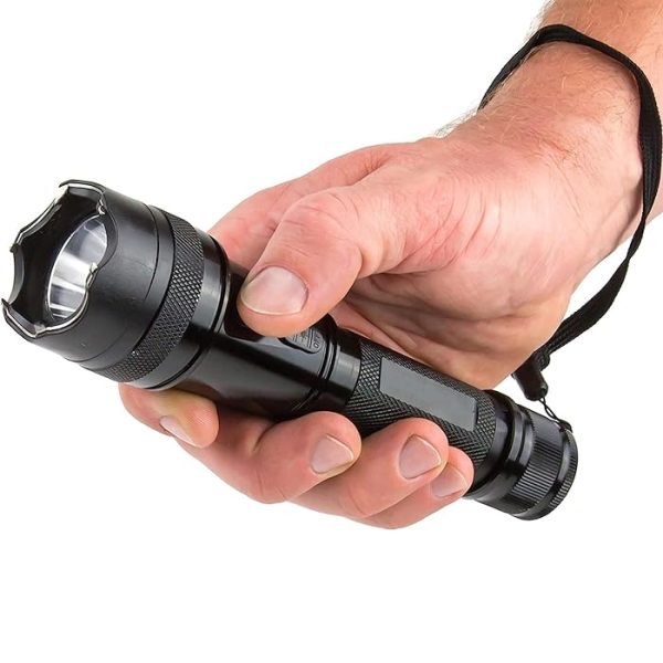 Lanternă LED reîncărcabilă portabilă  pentru utilizare în situații de urgență, lanternă tactică, ținută pentru mașină, camping, exterior, interioare, lanternă super luminoasă, rază lungă de acțiune, 130 lumeni - imagine 6