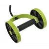 Aparat multifunctional pentru exercitii fitness, utilizabil de acasa, pentru bicepsi, muschi fesieri si abdomen, negru/ verde - imagine 2