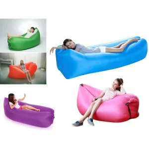 Sezlong gonflabil tip sac Saltea gonflabila Lazy Bag AIR SOFA umflare cu aer