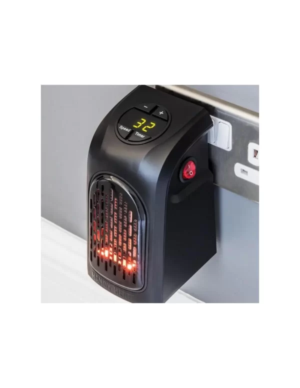 Aparat de incalzit portabil Handy Heater , Incalzire ceramica, Design modern, 2 trepte, 400 W - imagine 3