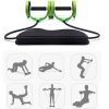 Aparat multifunctional pentru exercitii fitness, utilizabil de acasa, pentru bicepsi, muschi fesieri si abdomen, negru/ verde - imagine 10