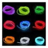 Fir cu lumina ambientala pentru auto , neon ambiental flexibil 2 M - imagine 11