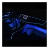 Fir cu lumina ambientala pentru auto , neon ambiental flexibil 2 M - imagine 13
