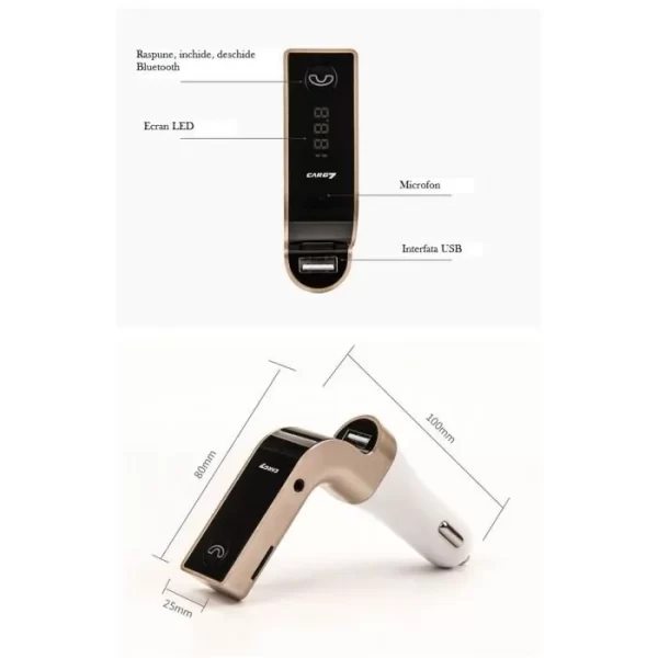 Modulator FM HandsFree Bluetooth ( Auto&Moto ) - imagine 4
