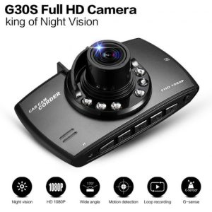 Camera Auto DVR Camcorder , FHD 1080P , G-sensor WDR , Vedere Nocturna , Lentila Wide 140 grade , SOS Senzor Miscare ( Auto&Moto )