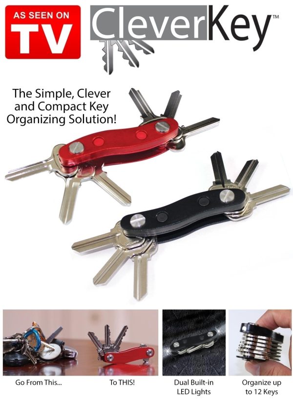 Breloc tip organizator pentru 12 chei Clever Key