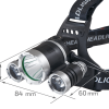 Lanterna frontala cu acumulator, Led si zoom Cree 5W - imagine 8