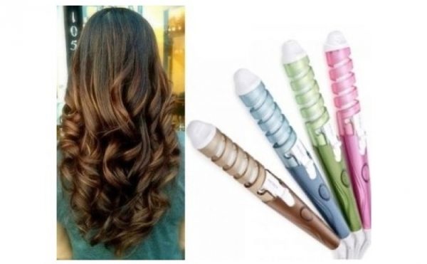 Set ondulator de par ceramic, profesional, pentru bucle mari + Perie pentru indreptat parul, cea mai revolutionara de pe piata actuala, fara a-l degrada - imagine 4