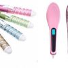 Set ondulator de par ceramic, profesional, pentru bucle mari + Perie pentru indreptat parul, cea mai revolutionara de pe piata actuala, fara a-l degrada - imagine 6