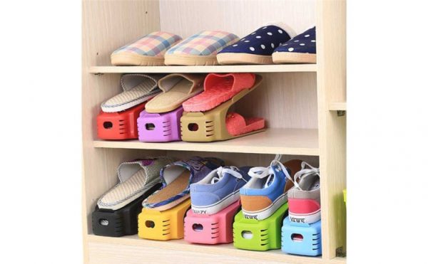 Set 10 organizatoare incaltaminte, ideal pentru sandale, papuci si pantofi cu toc - imagine 4