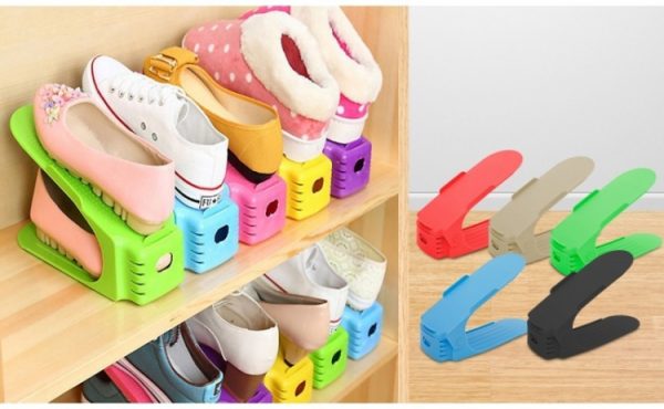 Set 10 organizatoare incaltaminte, ideal pentru sandale, papuci si pantofi cu toc - imagine 5