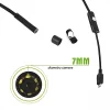 Camera endoscop foto/ video, diametru 7mm, cablu de 5m, waterproof - imagine 5