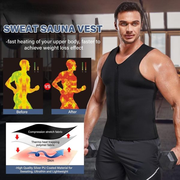 Maiou-vesta modelatoare din neopren - pentru barbati (Fitness si sport) - imagine 3