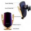 INCARCATOR WIRELESS QI FAST CHARGE SI SUPORT AUTO R1, PRINDERE VENTUZA, SENZOR IR, GOLD ( Auto&Moto ) - imagine 3