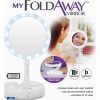 Oglinda cu doua fete pliabila cu iluminare My Fold Away