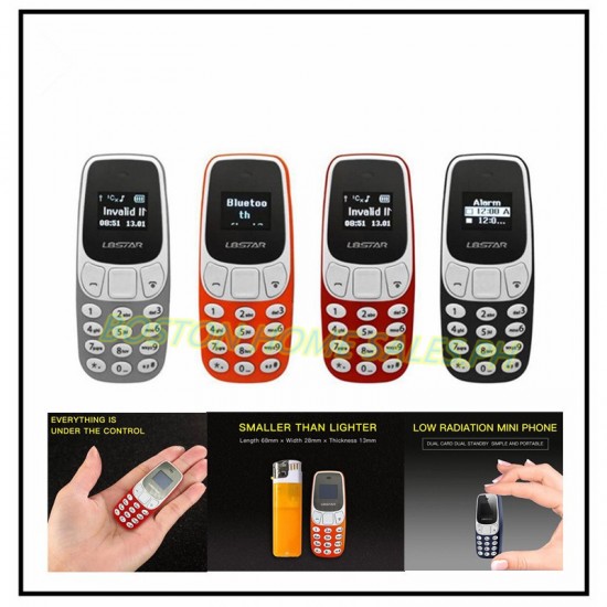 Mini telefon mobil, BM10 Dual SIM, OLED, 7 cm, 30 grame, 350mAh