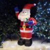 Mos Craciun Gonflabil cu lumini, 180 cm, de exterior-interior, rezistent la apa si frig - imagine 3
