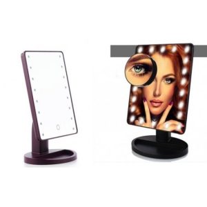 Oglinda cu LED si touch pentru machiaj
