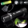 Lanterna SWAT cu led Cree, zoom, cu lupa si acumulator puternic 4200mAh - imagine 7