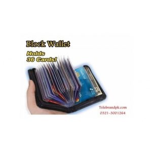 Portofel anti scanare carduri Lock Wallet, 36 carduri.