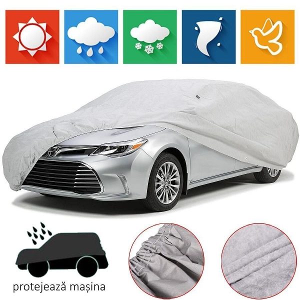 Husa Prelata Auto Sedan Impermeabila, Anti-Umezeala, Anti-Zgariere si cu Aerisire, Material Premium