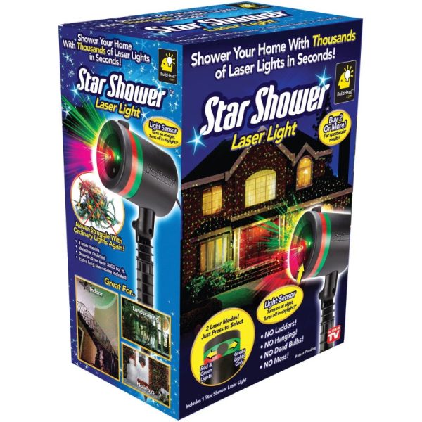 Proiector cu laser pentru decoratiuni de Craciun, Multicolor 3D,exterior/interior - imagine 3