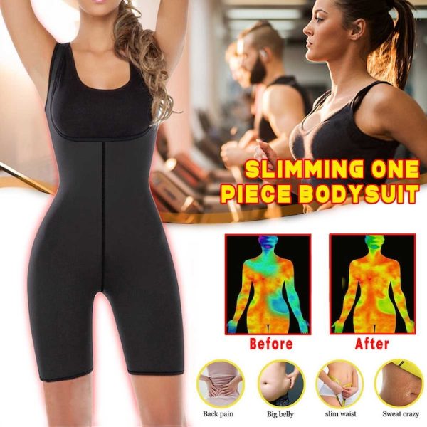 Costum Body Shaper pentru slabit si remodelare corporala, neopren, diverse marimi - imagine 4