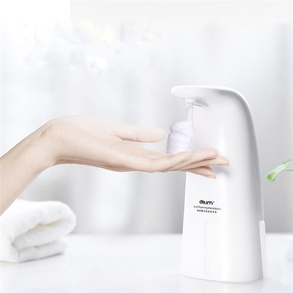 Dozator de sapun, ABS, Automat, Waterproof, 250 ml, Alb - imagine 4