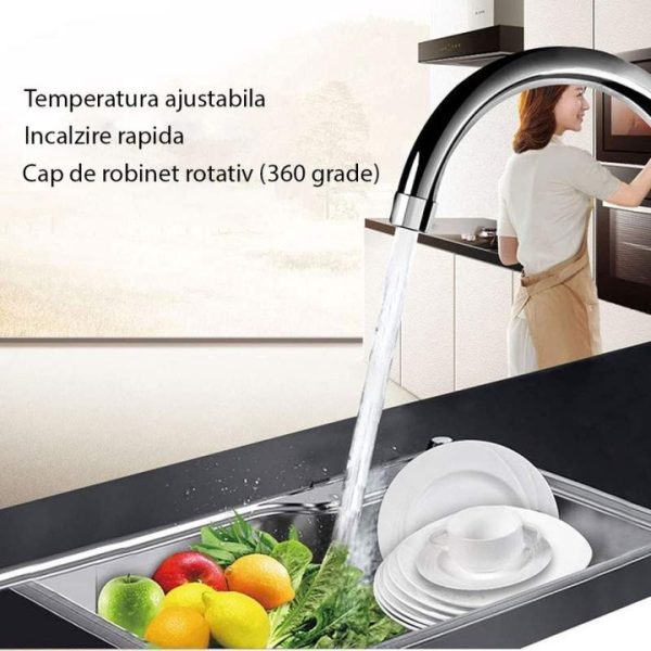 Robinet Electric Instant Pentru Incalzit Apa cu Afisaj LED - imagine 6