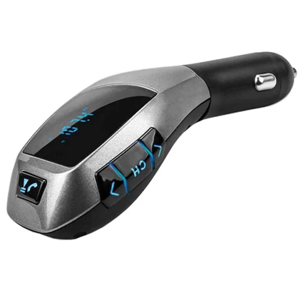 Modulator FM auto X5 cu port USB si slot card micro SD ( Auto&Moto ) - imagine 2