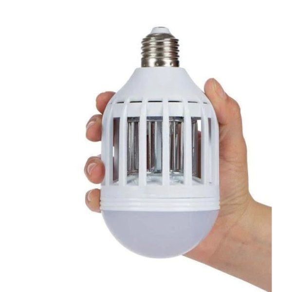Bec LED 2 in 1 cu lampa UV anti insecte Echo Soul, aparat anti tantari, muste, musculite - imagine 2