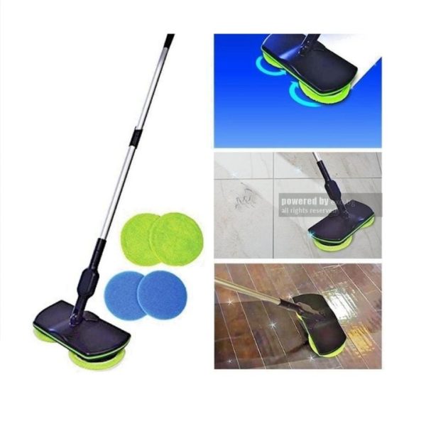Perie electrica fara fir pentru curatarea podelei, Super Maid, Potrivit pentru parchet, Gresie sau orice alt tip de pardoseala neteda - imagine 2