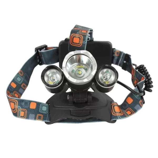 Lanterna frontala cu acumulator, Led si zoom Cree 5W - imagine 2