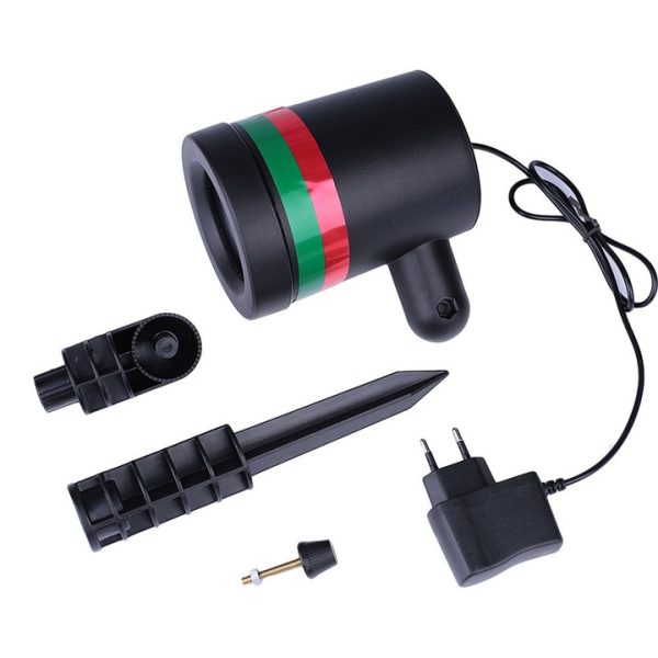 Proiector cu laser pentru decoratiuni de Craciun, Multicolor 3D,exterior/interior - imagine 12