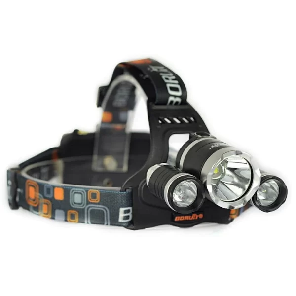 Lanterna frontala cu acumulator, Led si zoom Cree 5W - imagine 3