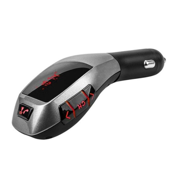 Modulator FM auto X5 cu port USB si slot card micro SD ( Auto&Moto ) - imagine 5