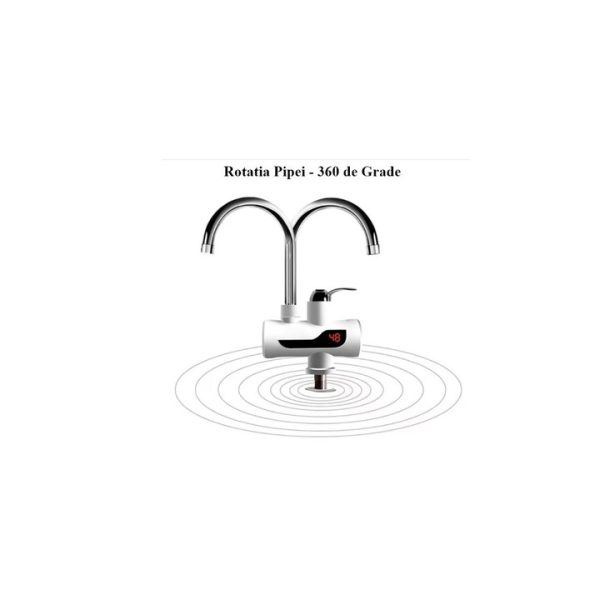 Robinet Electric Instant Pentru Incalzit Apa cu Afisaj LED - imagine 4