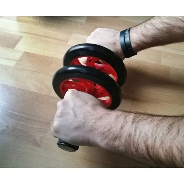 Rola pentru abdomene ideala pentru definirea musculaturii AB WHEEL ( Fitness și sport ) - imagine 6
