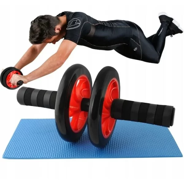 Rola pentru abdomene ideala pentru definirea musculaturii AB WHEEL ( Fitness și sport ) - imagine 8