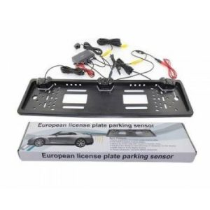 Suport numar auto cu camera, senzori parcare si avertizare
