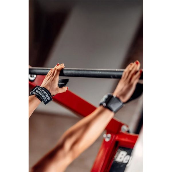 Set 2 manusi sport Versa Gripps, suport integrat pentru incheieturi, confortabile, universale, negru - imagine 5