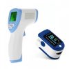 SET Pulsoximetru universal Cadou + Termometru Infrarosu Digital ( Sanatate si intretinere corporala) - imagine 4
