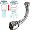 Extensie Flexibila Robinet CleanPro® cu Brat Metalic 2 Moduri de Folosire, Compatibilitate Universala - imagine 9